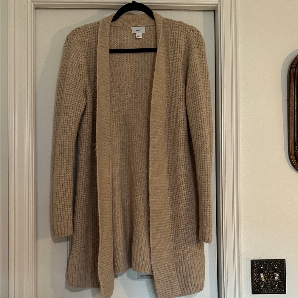 Old Navy Beige Knit Cardigan